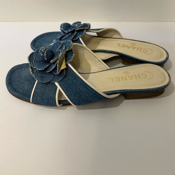 Chanel Denim Sandals - Picture 2 of 4
